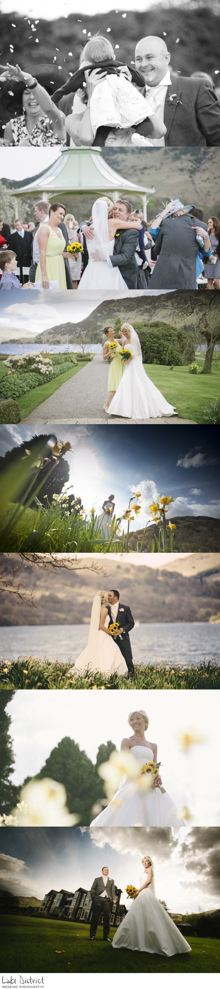 weddings photographed by the lake districts wedding photographer